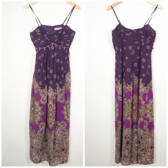 ELIZA J Floral Maxi Dress Purple - Picture 10 of 10